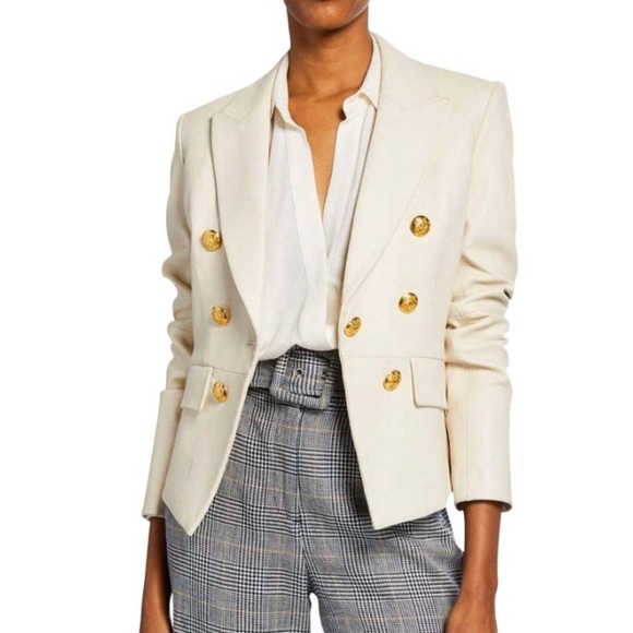 veronica beard cooke leather jacket